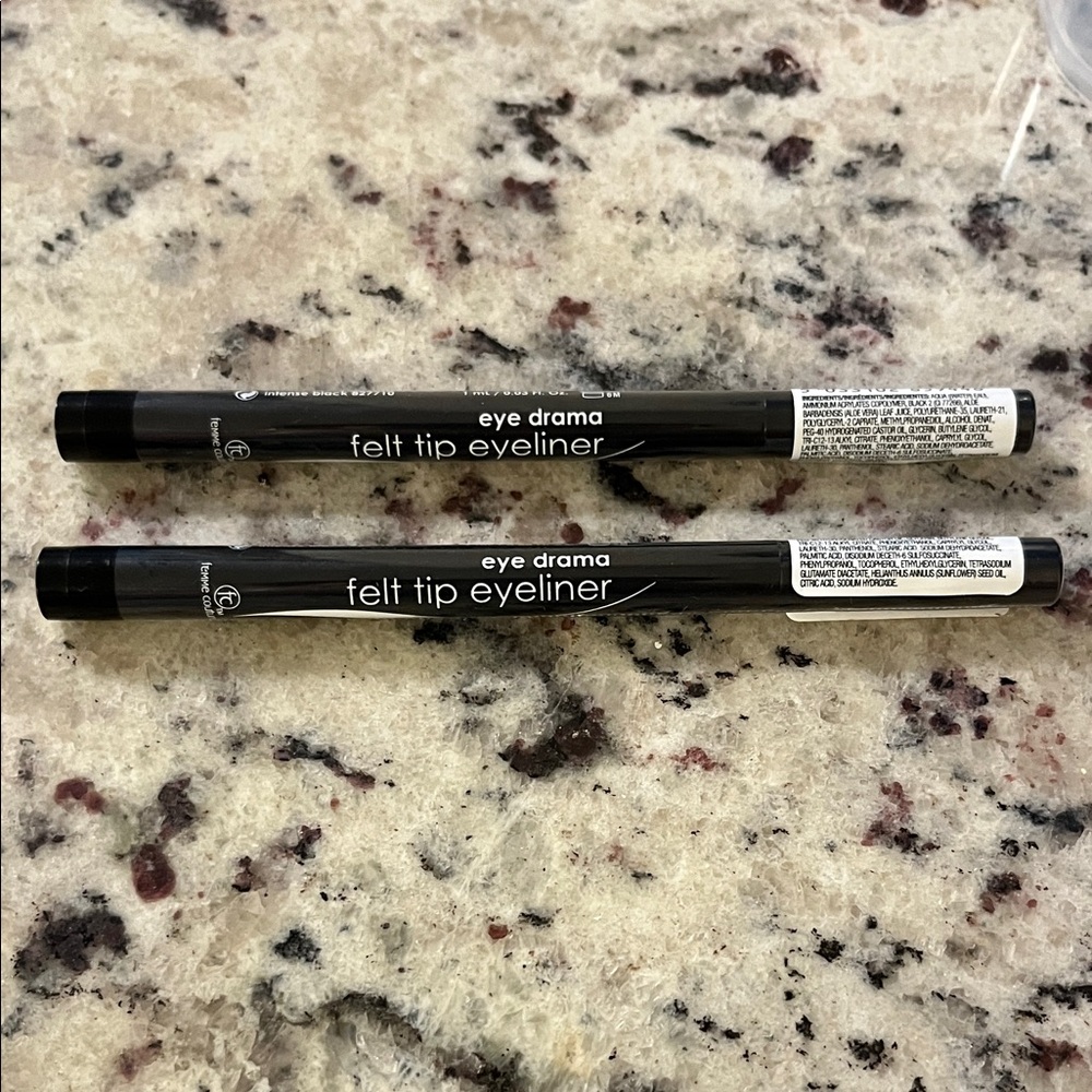2 Brand New Femme Couture Intense Black Felt Tip Eyeliners